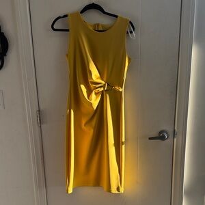 Enfocus Studio Yellow Midi Dress